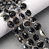 Dyed & Heated Natural Fire Crackle Agate Beads Strands G-C116-A176-01-1