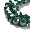 Electroplate Opaque Glass Beads Strands EGLA-A035-P6mm-A06-3