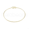 Brass Bangles for Women KK-U020-18G-3