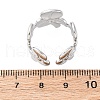 304 Stainless Steel Cuff Rings RJEW-D306-25P-3