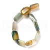 Natural Banded Agate Beads Strands G-K392-B05-13x18mm-3
