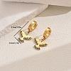 Stainless Steel Eagle Hoop Earrings BK5328-4-1