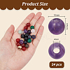 Olycraft 24pcs Gemstone European Beads G-OC0005-59-2
