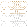 32Pcs 2 Sizes 2 Colors 316 Surgical Stainless Steel Wine Glass Charms Rings STAS-LP0001-08-1