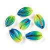 Spray Paint Cowrie Shell Beads SHEL-S274-01C-1