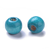 Dyed Natural Wood Beads WOOD-Q006-10mm-02-LF-2