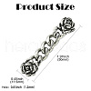 316 Stainless Steel Chain Extender DIY-CJC0006-32-2