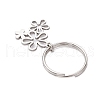 201 Stainless Steel Keychain KEYC-JKC01184-03-4