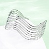 304 Stainless Steel Cuff Bangles for Women BJEW-D306-05P-1