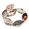 Dyed Natural Fire Crackle Agate Beads Strands G-G203-07-3