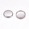 304 Stainless Steel Plain Edge Bezel Cups STAS-F117-49P-2