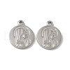 Non-Tarnish 201 Stainless Steel Pendants STAS-J401-VC620-2