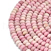 Natural Rhodonite Beads Strands G-P575-A18-6x4mm-3
