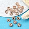 Brass Rhinestone Spacer Beads X-RB-A014-L6mm-01RG-NF-4