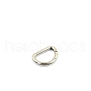 D-shaped Zinc Alloy Spring Ring Clasps PW-WGC1CD5-03-1