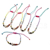  Colorful Beaded Bracelet Sweet and Cute Girl Style Adjustable Imitation Pearl Bracelet Versatile Bracelet AR4716-7-1