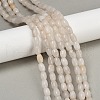 Natural White Jade Beads Strands G-F591-19-1