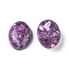 Synthetic Silver Line Charoite Cabochons G-D0006-G01-08-2