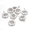 Tibetan Style Alloy Pendants TIBE-S301-015TAS-NR-2