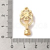 Brass Micro Pave Cubic Zirconia Fold Over Clasps KK-B098-07G-03-3