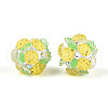 Fruit Round Resin Beads RESI-T059-03N-2