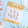 Beebeecraft 10Pcs Brass Charms KK-BBC0014-33-6