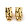 Tibetan Style Alloy Tube Bails FIND-H038-42AG-2