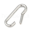 Brass Spring Gate Rings KK-S527-01P-A-2