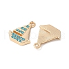 Alloy Rhinestone Pendants PALLOY-E775-05G-2