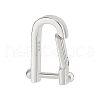   1Pc 925 Sterling Silver Spring Gate Rings FIND-PH0023-55-1