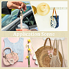 CRASPIRE 2Pcs 2 Styles Cotton & Iron & Alloy Keychain KEYC-CP0001-24C-5
