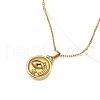 Stainless Steel Constellation Pendant Cable Chain Necklaces for Women Men PW-WG22DB4-02-1