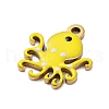 Ion Plating(IP) 201 Stainless Steel Charms STAS-A101-01B-01G-2