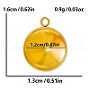 304 Stainless Steel Pendant Cabochon Settings PW-WG002AB-11-2