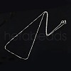 Anti-Tarnish Rhodium Plated 925 Sterling Silver Necklaces STER-M034-40A-1