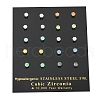 304 Stainless Steel Stud Earrings EJEW-I308-01A-1