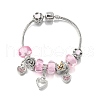 Alloy Enamel European Beads Charm Bracelets BJEW-F495-14P-2