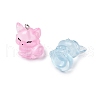 Cute Transparent Resin Pendants RESI-S020-03P-2