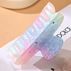 Starry Sky Pattern Cellulose Acetate Claw Hair Clips PW-WGE0265-01-3