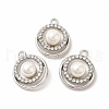 Alloy Rhinestone Pendants PALLOY-I217-21P-3