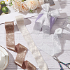 ARRICRAFT 3 Colors Hot Stamping Polyester Frayed Ribbons SRIB-AR0001-20-4