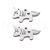 201 Stainless Steel Charms STAS-V001-02-1