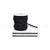 BENECREAT 22.5 Yards Nylon Elastic Ribbons with Loops OCOR-BC0006-78-7