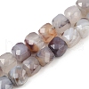 Natural Botswana Agate Beads Strands G-H078-C37-6mm-2