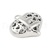 Hollow Brass Pendants for Valentine's Day KK-M289-03E-P-2