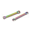Ion Plating(IP) 304 Stainless Steel Connector Charms STAS-Q323-06B-RC-2
