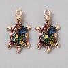 Alloy Enamel Pendants FIND-CJC0027-01G-07-1