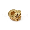 Rack Plating Brass Clear Cubic Zirconia Beads KK-L236-03A-G-2