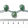 Natural Green Aventurine Beads Strands G-K382-C08-01-5