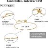 Brass Slider Bracelets Making MAK-NB0001-06-2